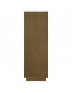 Libreria/Divisorio Miele 80x35x103 cm in Legno Massello di Pino