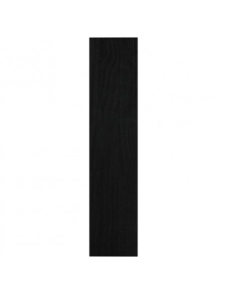 Libreria/Divisorio Nero 100x30x135,5 cm in Legno di Pino