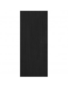 Libreria/Divisorio Nero 100x30x71,5cm in Legno Massello di Pino