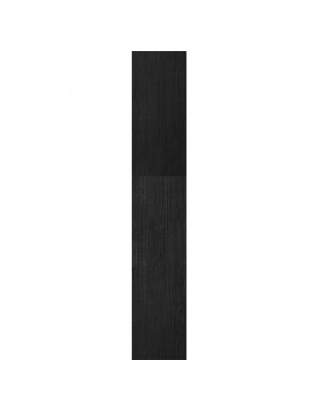 Libreria/Divisorio Nero 40x30x167,5 cm in Massello di Pino