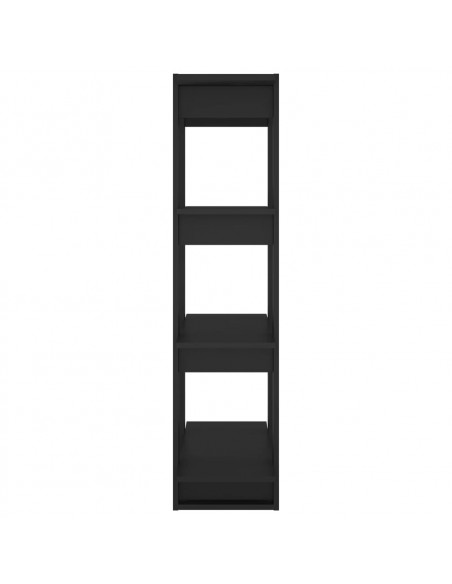 Libreria/Divisorio Nero 80x30x123,5 cm