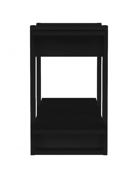 Libreria/Divisorio Nero 80x30x51 cm