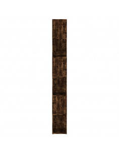 Libreria/Divisorio Rovere Fumo 100x24x188 cm