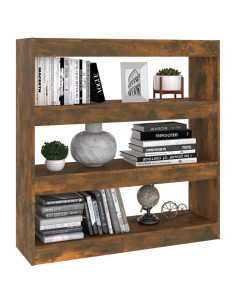 Libreria/Divisorio Rovere Fumo 100x30x103 cm