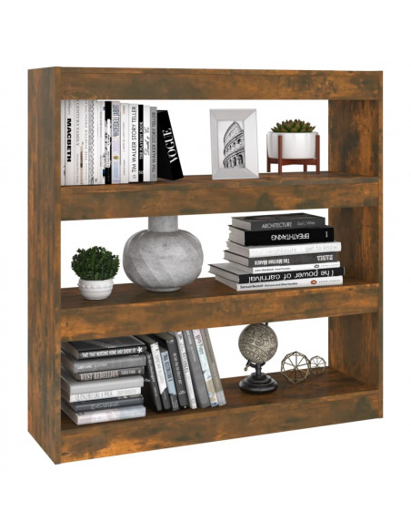 Libreria/Divisorio Rovere Fumo 100x30x103 cm