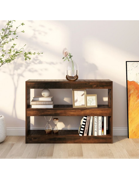 Libreria/Divisorio Rovere Fumo 100x30x72 cm