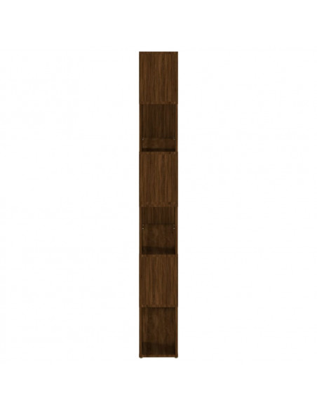 Libreria/Divisorio Rovere Marrone 100x24x188 cm