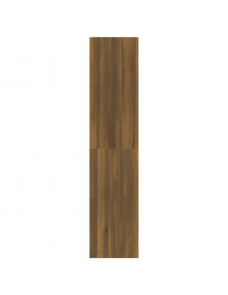 Libreria/Divisorio Rovere Marrone 40x30x135 cm