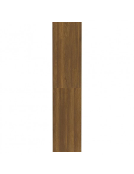 Libreria/Divisorio Rovere Marrone 80x30x135 cm in Truciolato