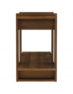 Libreria/Divisorio Rovere Marrone 80x30x51 cm
