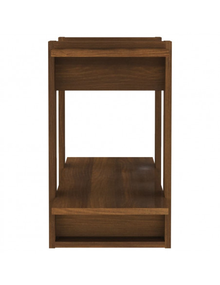 Libreria/Divisorio Rovere Marrone 80x30x51 cm