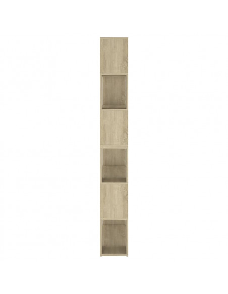 Libreria/Divisorio Rovere Sonoma 100x24x188 cm