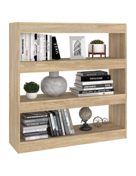 Libreria/Divisorio Rovere Sonoma 100x30x103 cm