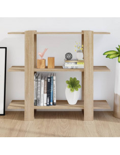 Libreria/Divisorio Rovere Sonoma 100x30x87 cm