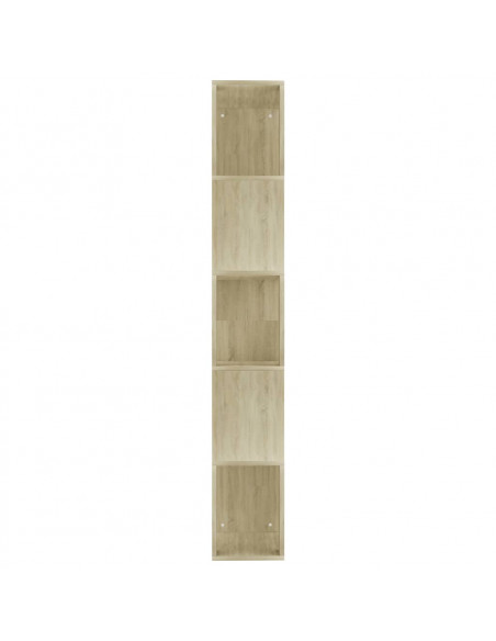 Libreria/Divisorio Rovere Sonoma 45x24x159 cm Legno Multistrato