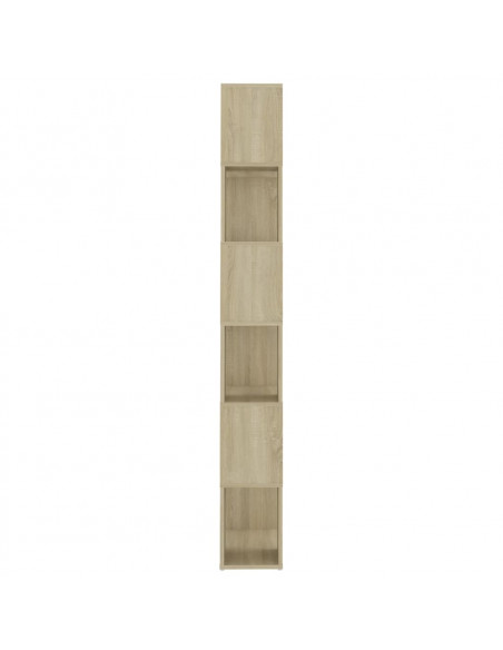 Libreria/Divisorio Rovere Sonoma 60x24x186 cm in Truciolato