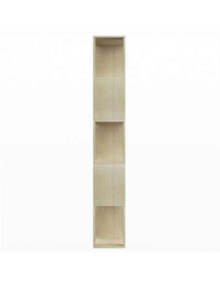 Libreria/Divisorio Rovere Sonoma 80x24x159 cm Legno Multistrato