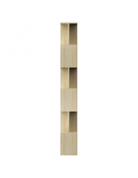 Libreria/Divisorio Rovere Sonoma 80x24x192 cm Legno Multistrato