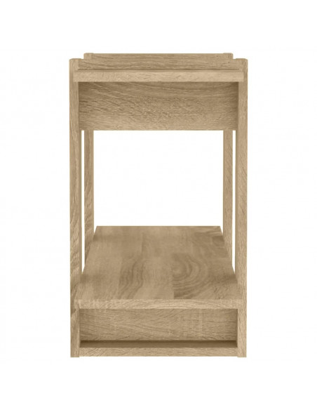 Libreria/Divisorio Rovere Sonoma 80x30x51 cm