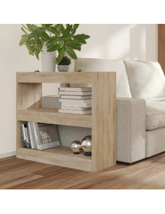 Libreria/Divisorio Rovere Sonoma 80x30x72 cm