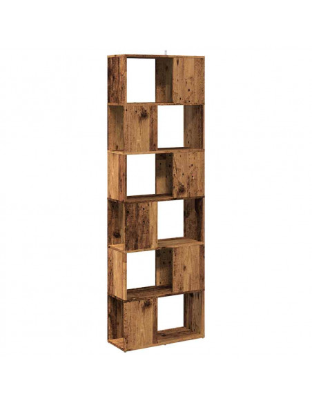 Libreria/Divisorio Stanza Legno Antico 60x24x186 cm