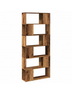 Libreria/Divisorio Stanza Legno Antico 80x24x186 cm