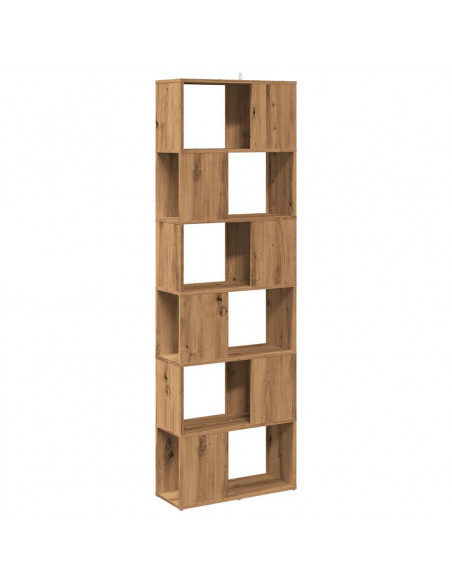 Libreria/Divisorio Stanza Rovere Artigianale 60x24x186 cm
