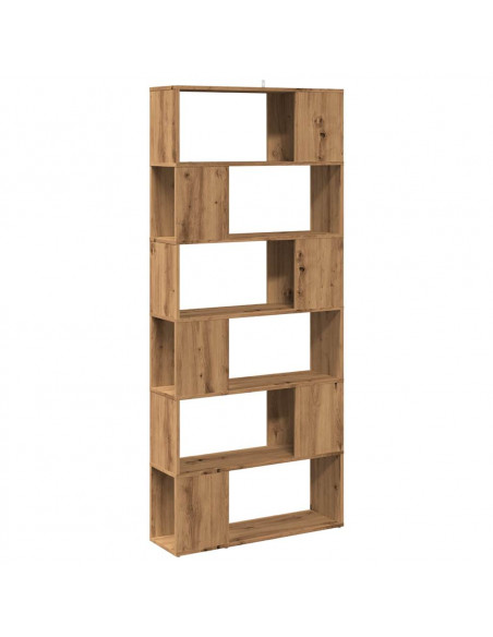 Libreria/Divisorio Stanza Rovere Artigianale 80x24x186 cm