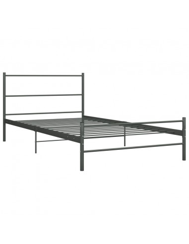 Giroletto Grigio in Metallo 90x200 cm