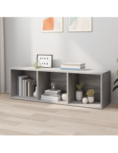 Libreria/Mobile TV Grigio Sonoma 36x30x114 cm Legno Multistrato