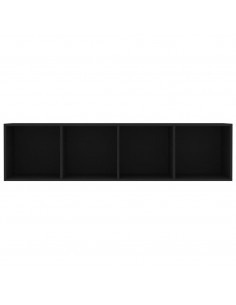 Libreria/Mobile TV Nero 143x30x36 cm