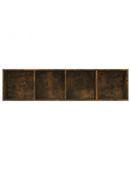 Libreria/Mobile TV Rovere Fumo 143x30x36cm in Legno Multistrato