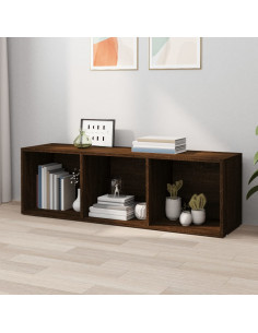 Libreria/Mobile TV Rovere Marrone 36x30x114cm Legno Multistrato