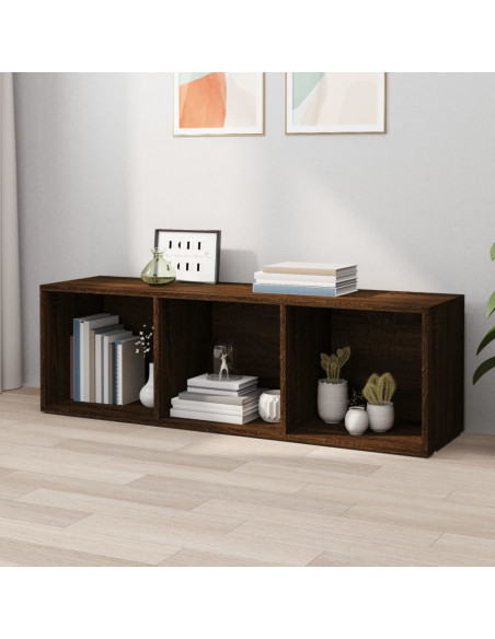 Libreria/Mobile TV Rovere Marrone 36x30x114cm Legno Multistrato