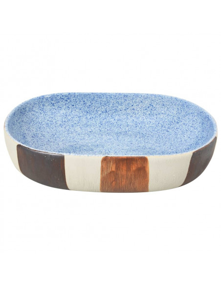 Lavabo da Appoggio Multicolore Ovale 59x40x14 cm Ceramica