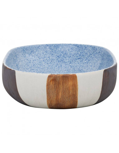 Lavabo da Appoggio Multicolore Ovale 59x40x14 cm Ceramica