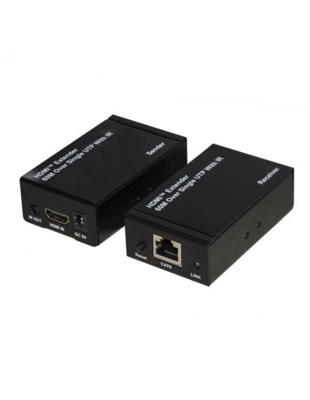Link Accessori LKEXT16 moltiplicatore AV Trasmettitore e ricevitore AV Nero