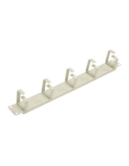 LISTELLO LINK GUIDACAVI PER ARMADI 19" 1 UNITA' 5 ANELLI COLORE GRIGIO IN METALLO