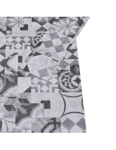 Listoni Autoadesivi in PVC 5,21 m² 2 mm Motivo Grigio