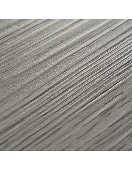 Listoni Pavimentazione Autoadesivi PVC 5,02 m² 2mm Grigio Scuro