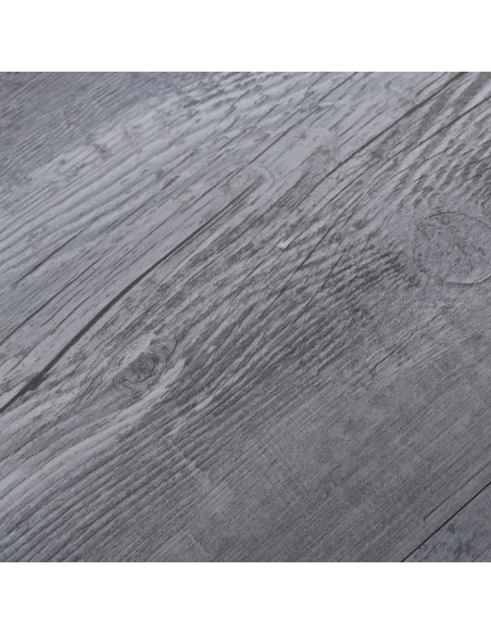 Listoni Pavimenti Autoadesivi in PVC 2,51m² 2mm Grigio Opaco