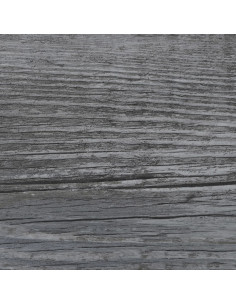 Listoni Pavimento in PVC 4,46 m² 3 mm Autodesivi Grigio Lucido