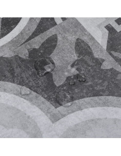 Listoni Pavimento in PVC 4,46 m² 3 mm Autodesivi Motivo Grigio