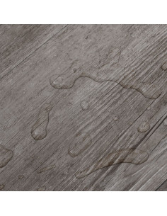 Listoni Pavimento in PVC 5,02 m² 2 mm Autoadesivi Legno Marrone