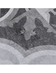 Listoni Pavimento in PVC 5,02 m² 2 mm Autodesivi Motivo Grigio