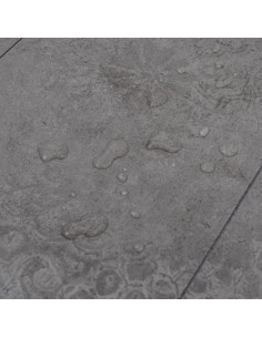 Listoni Pavimento PVC 5,02 m² 2 mm Autoadesivi Grigio Cemento