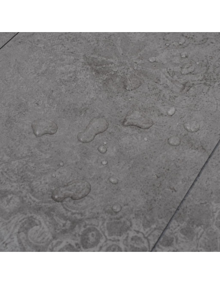 Listoni Pavimento PVC 5,02 m² 2 mm Autoadesivi Grigio Cemento