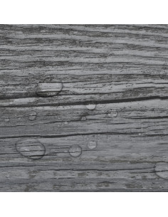 Listoni Pavimento PVC 5,02 m² 2 mm Autoadesivi Grigio Lucido