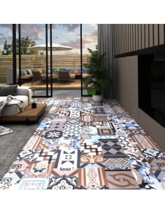 Listoni Pavimento PVC Autoadesivi 5,11 m² Design Mono