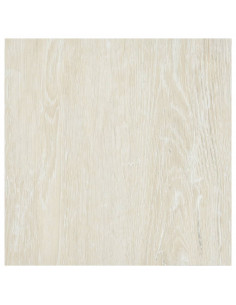 Listoni per Pavimenti Autoadesivi 55 pz in PVC 5,11 m² Crema